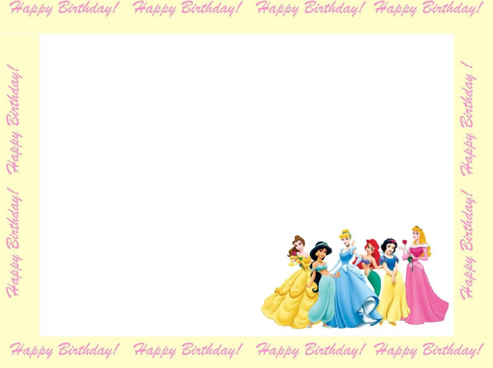 free disney princess clip art borders - photo #10