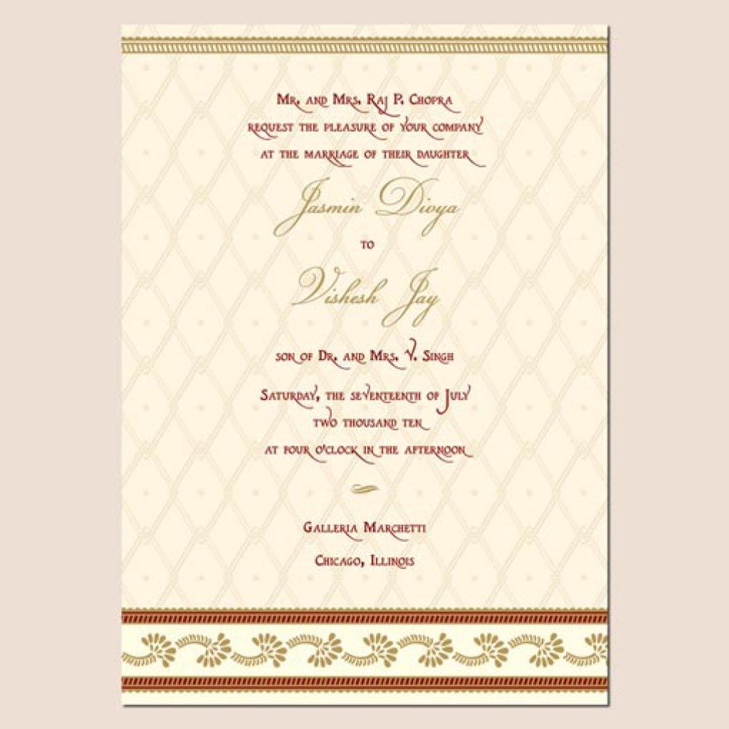 Christian Wedding Invitation Wording Templates Free Trackertrader