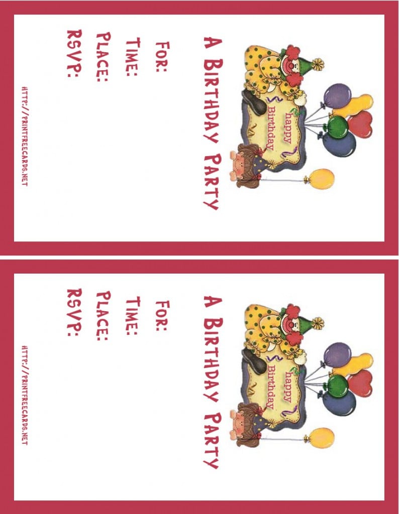 kids party invites online