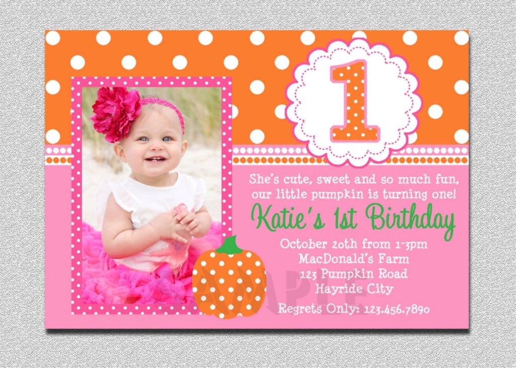1st Birthday Invitations For Girls