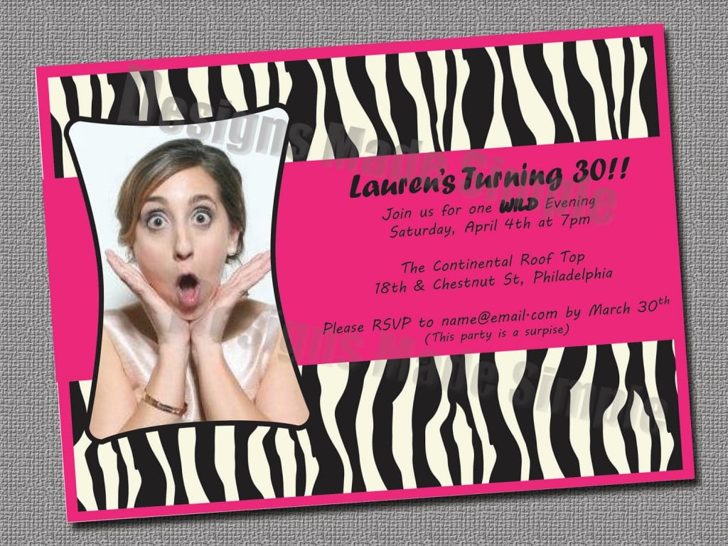 21st Birthday Invitation Templates Free