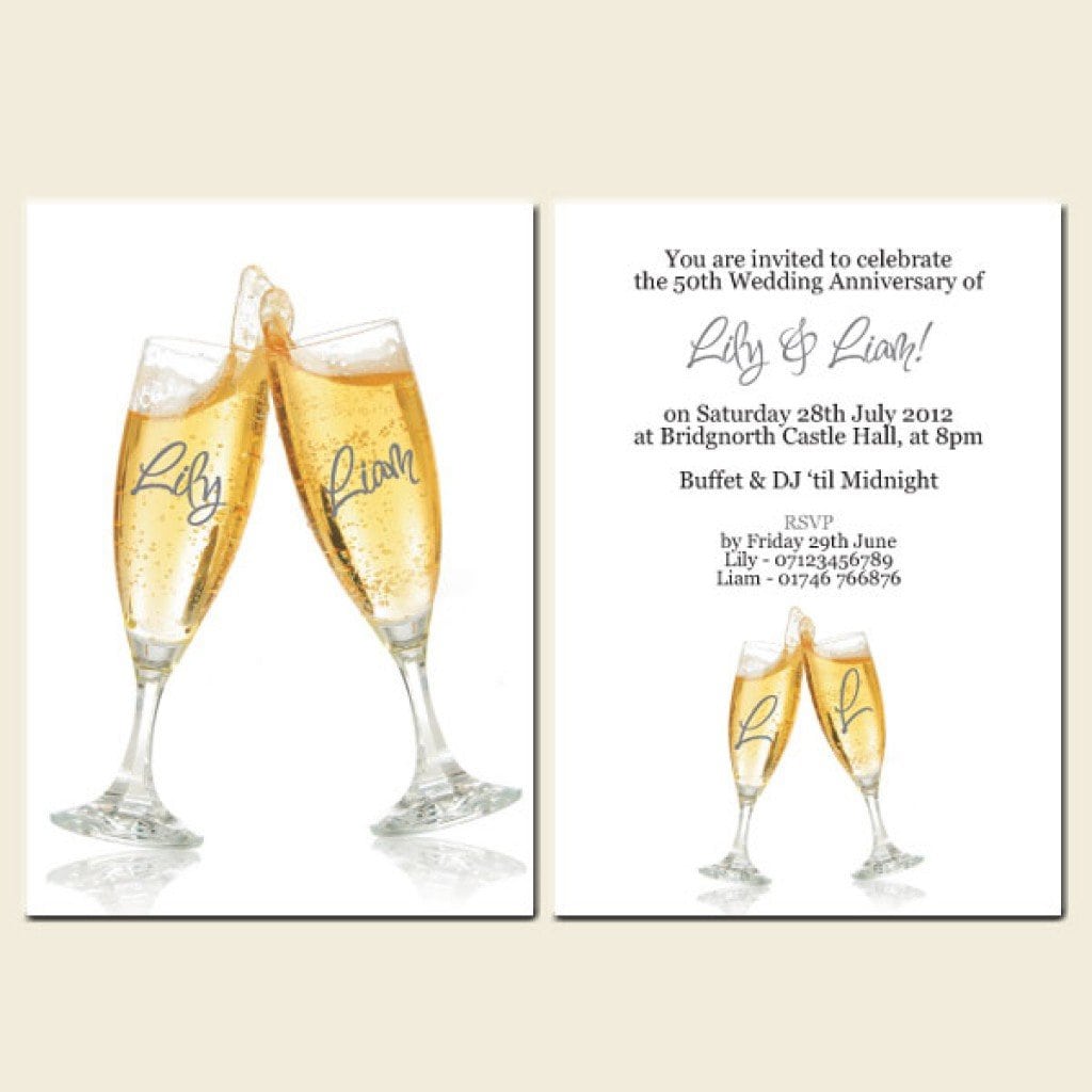 free-wedding-anniversary-invitation-templates