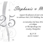 Free Printable 50th Wedding Anniversary Invitations
