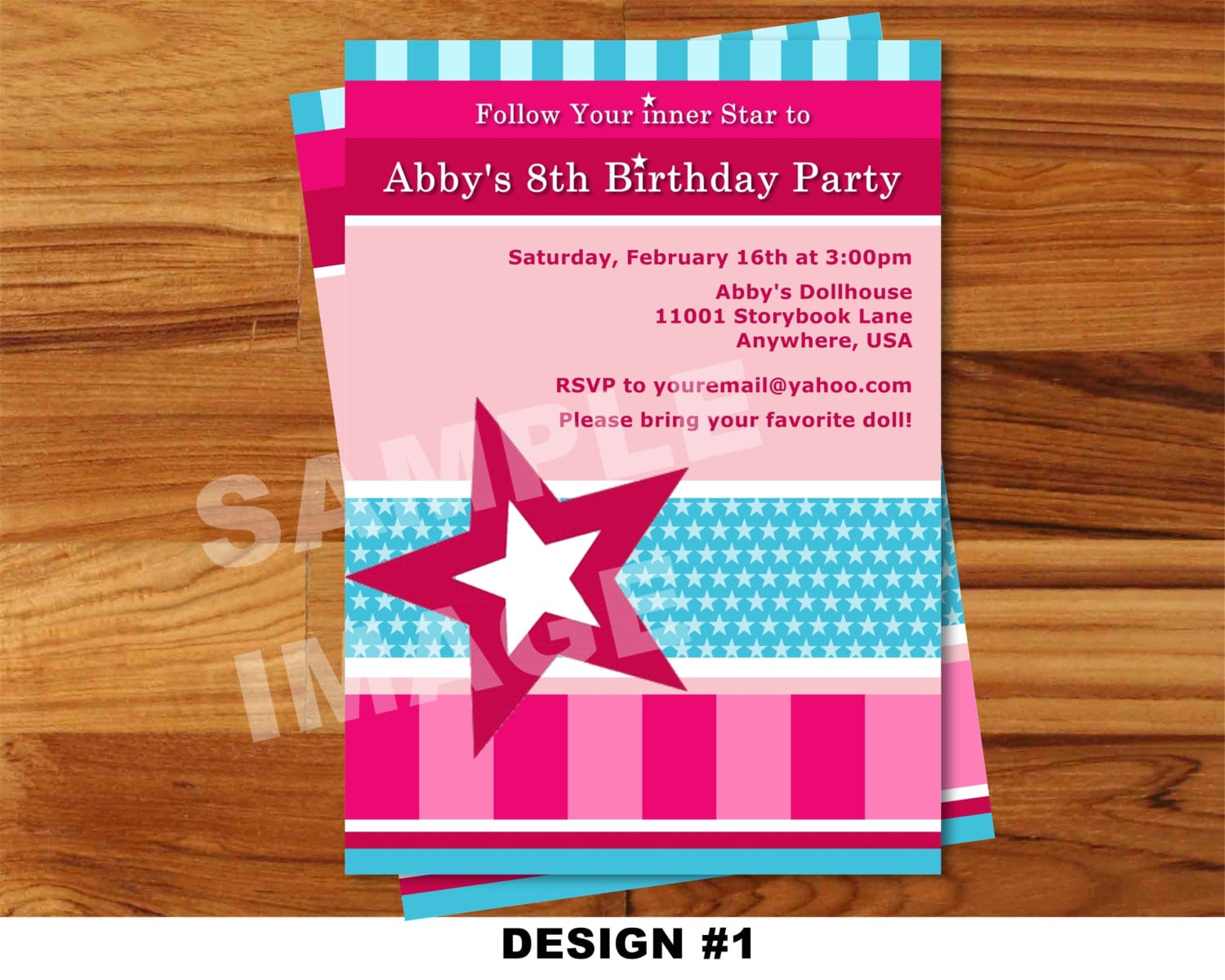 Free Printable American Girl Party Invitations