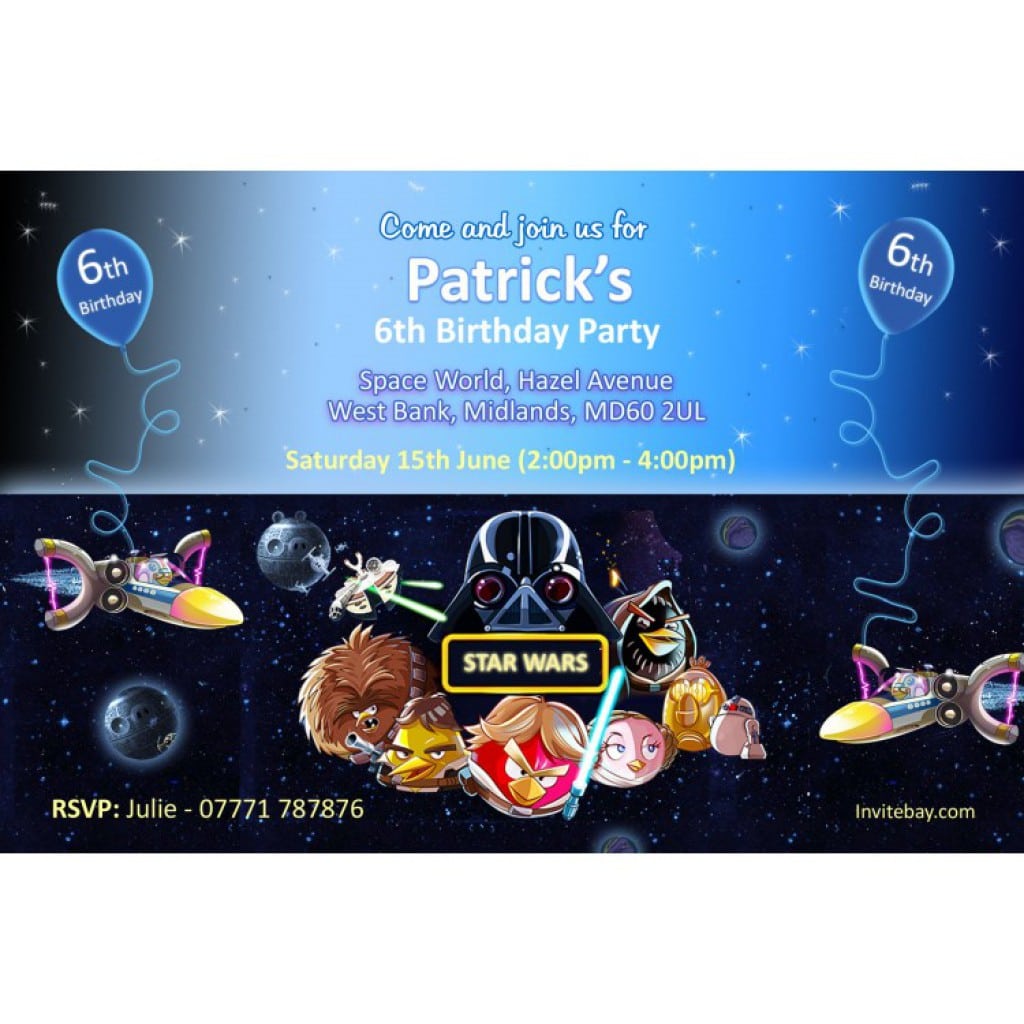 Angry Birds Invitation Template For Free 3