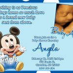Baby Mickey Mouse Baby Shower Invitations Printable