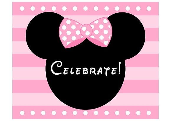 Baby Minnie Mouse Invitation Template Free