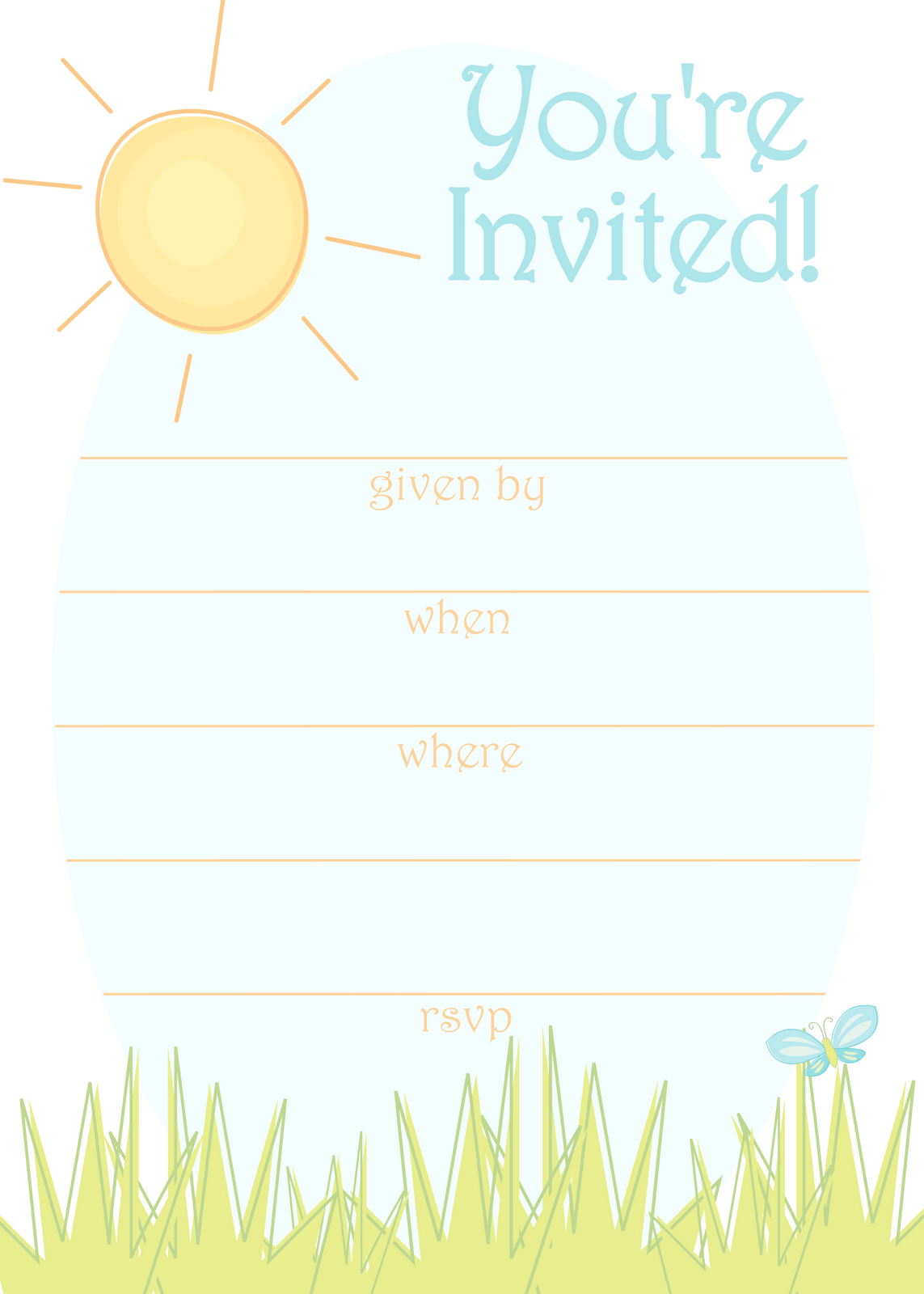 Birthday Party Invitation Template