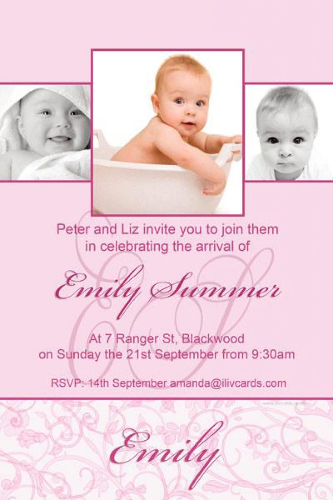 Christening Invitation For Girls 4