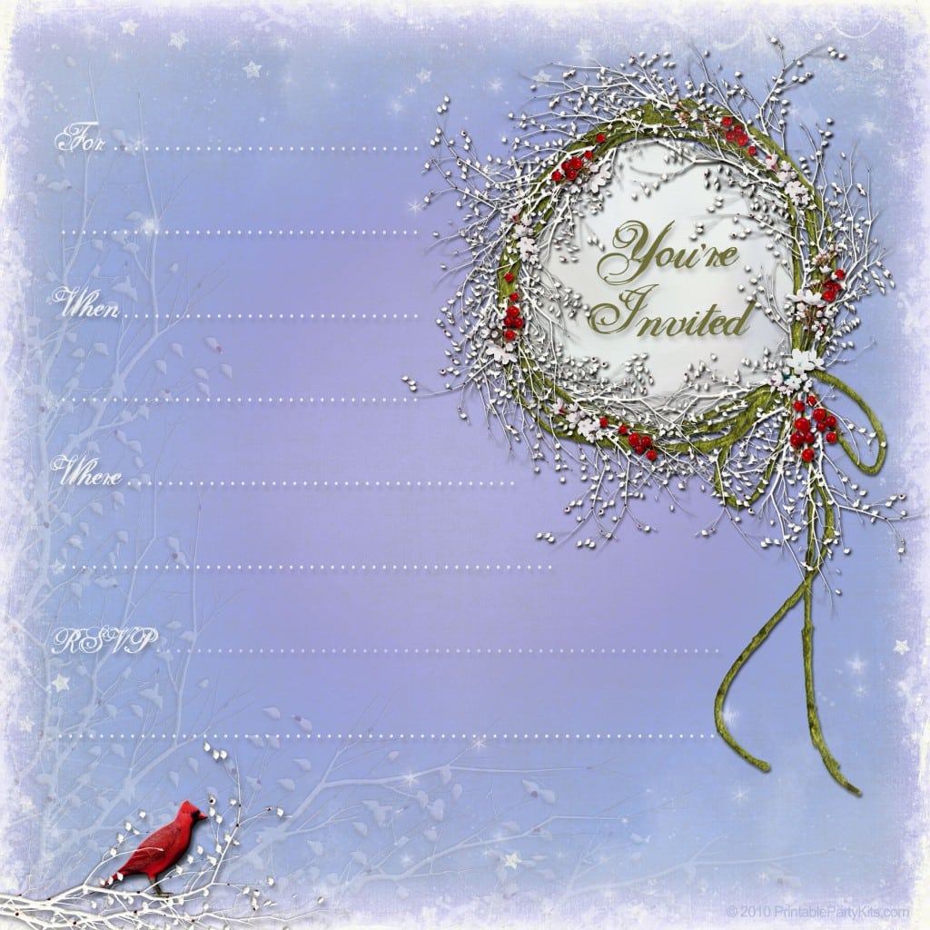 Christmas Invitation Templates Free