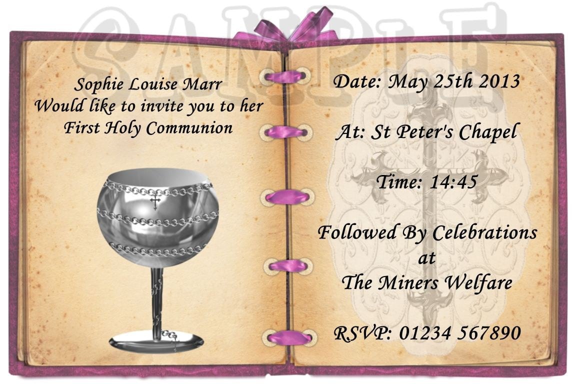 Confirmation Invitations Templates 5