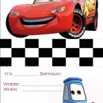 Disney Cars Birthdays Invitation Templates