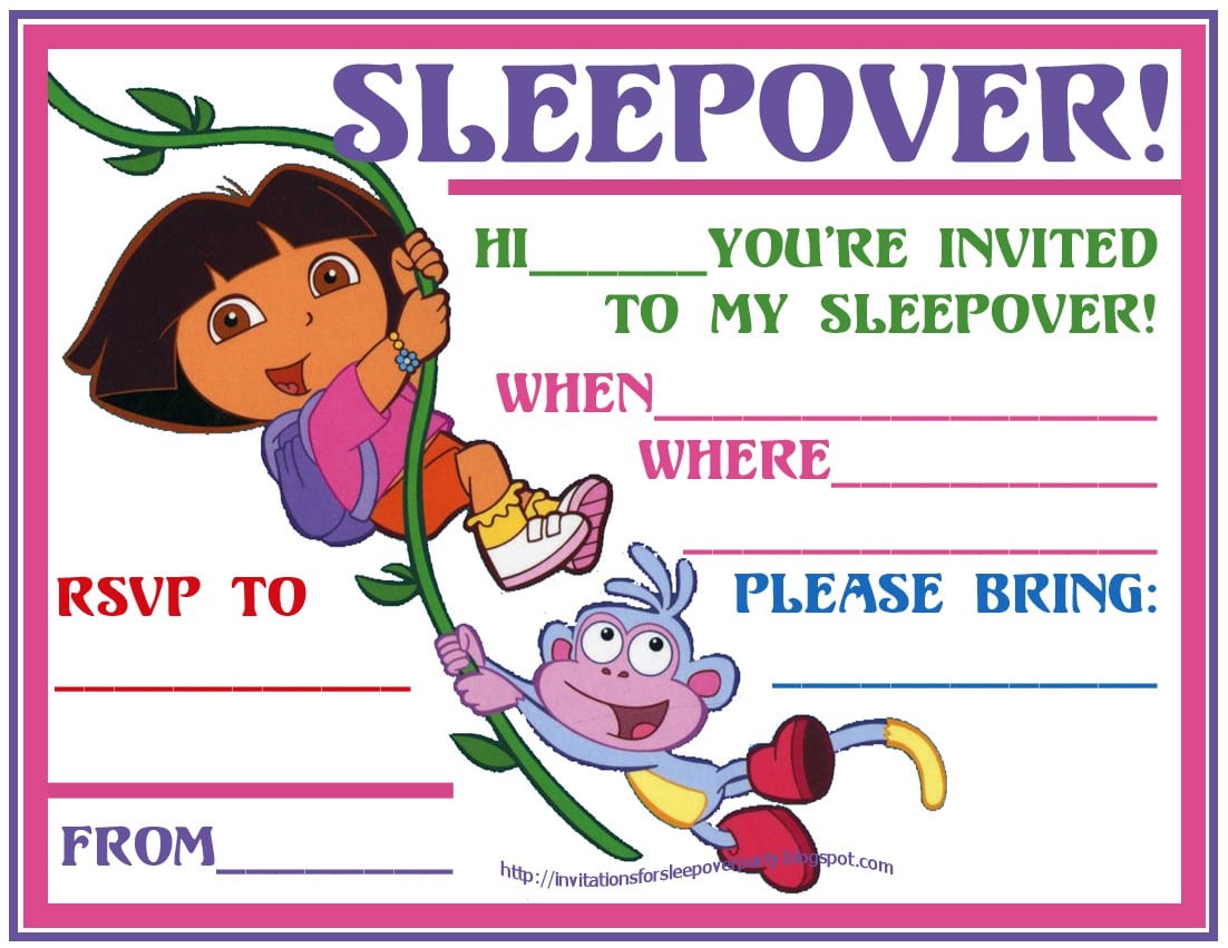 Dora Invitation Ticket 4