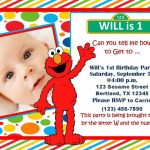 Elmo 1st Birthday Invitation Templates