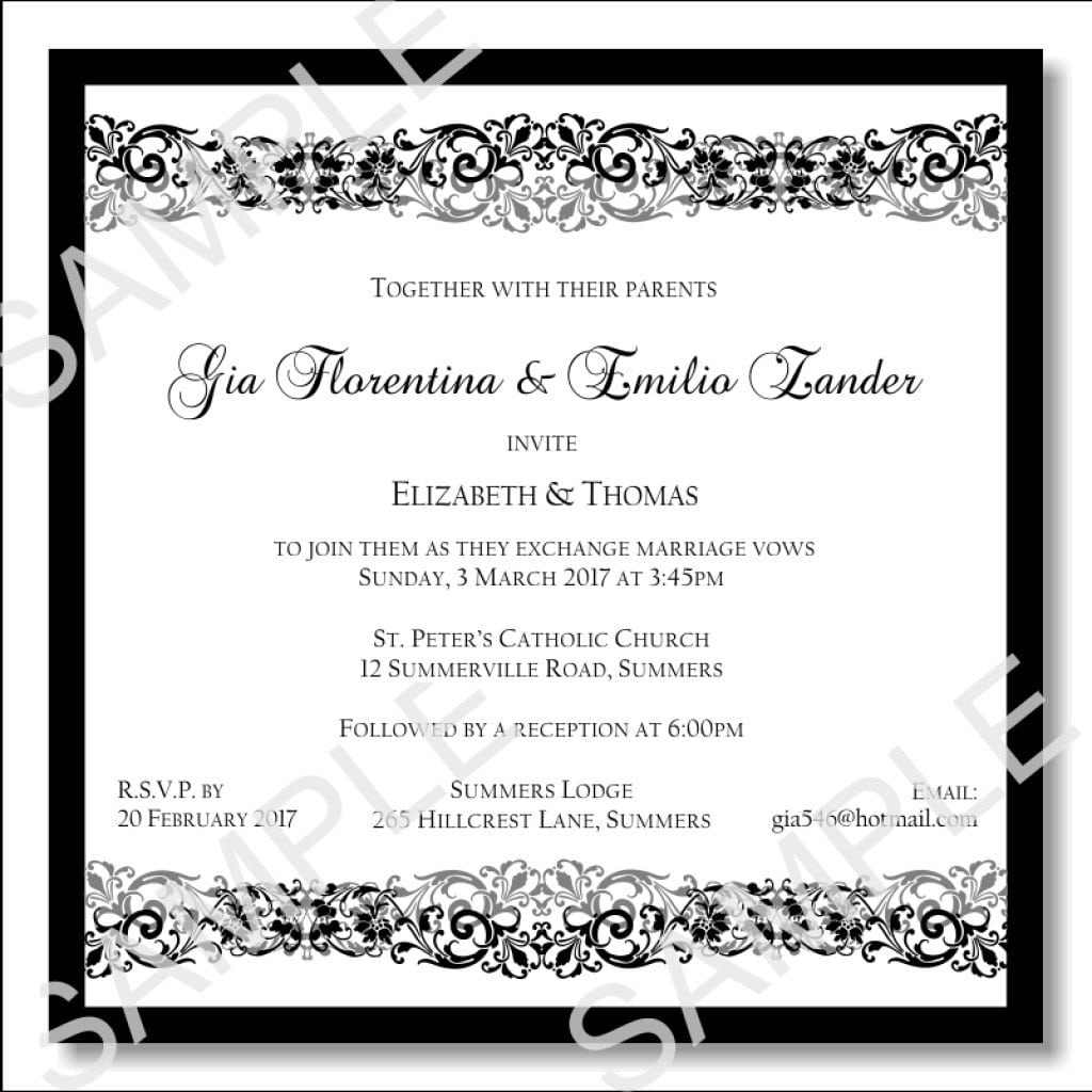 Free Invitation Template Engagement 4