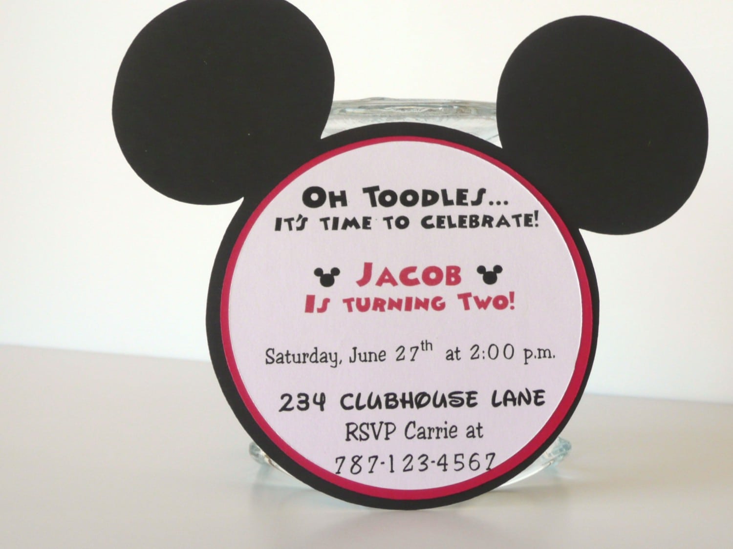 Free Mickey Mouse Invitation