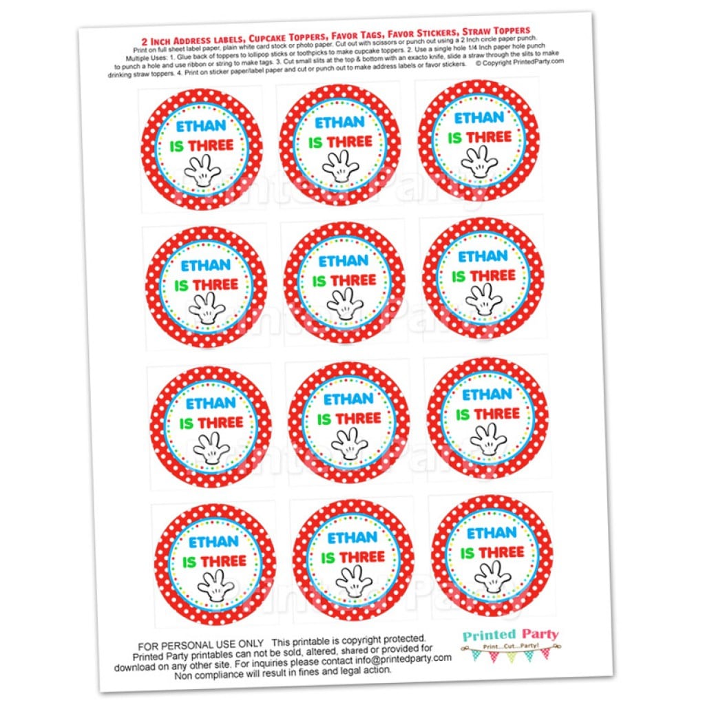 Free Mickey Mouse Party Invitation Template
