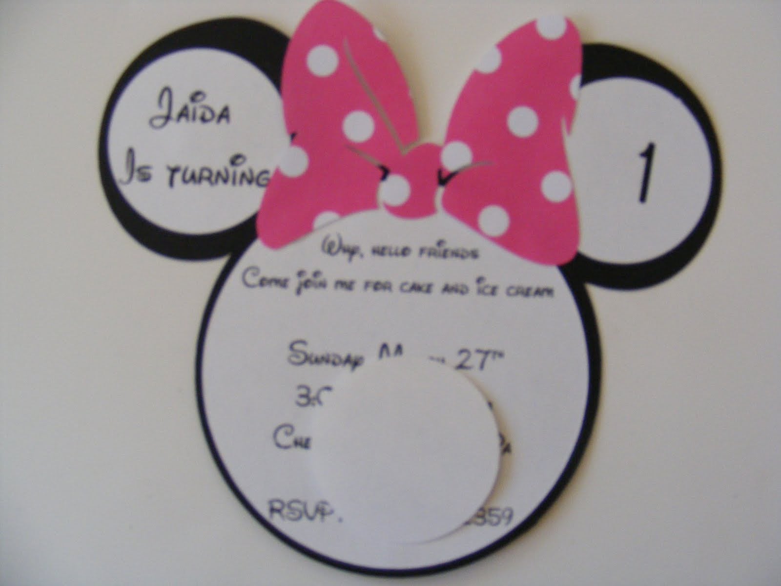 Free Minnie Mouse Party Invitation Templates