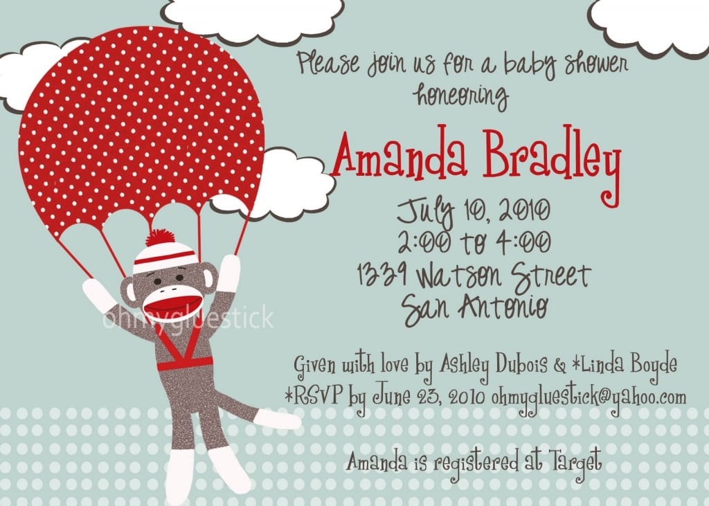 Free Monkey Party Invitation Templates
