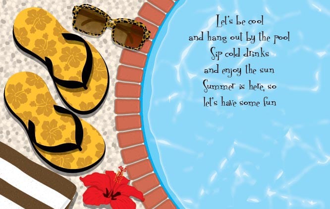 Free Pool Party Invitations Printable 3