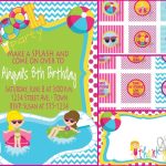 Free Printable Pool Party Invites For Kids