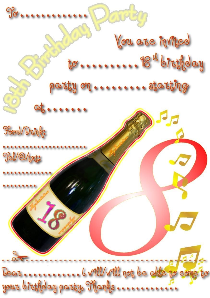 18th-birthday-invitation-templates