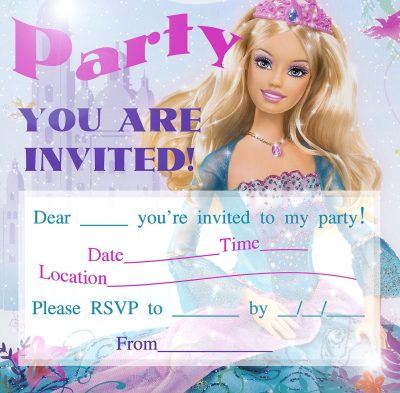 Free Printable Kids Birthday Pool Party Invitations Templates
