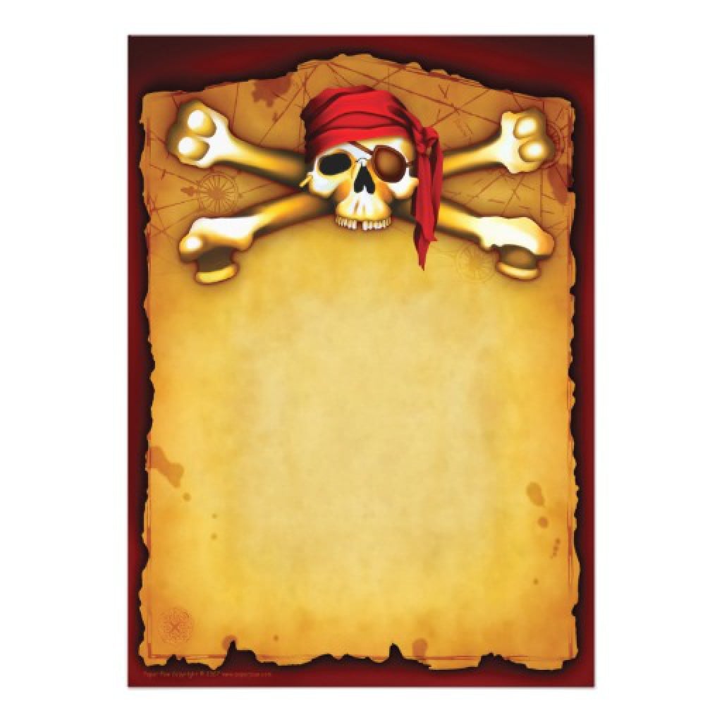 Free Pirate Printable Stationery