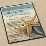 Free Starfish Wedding Invites Templates