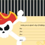 Free Template For A Pirate Birthday Invitation