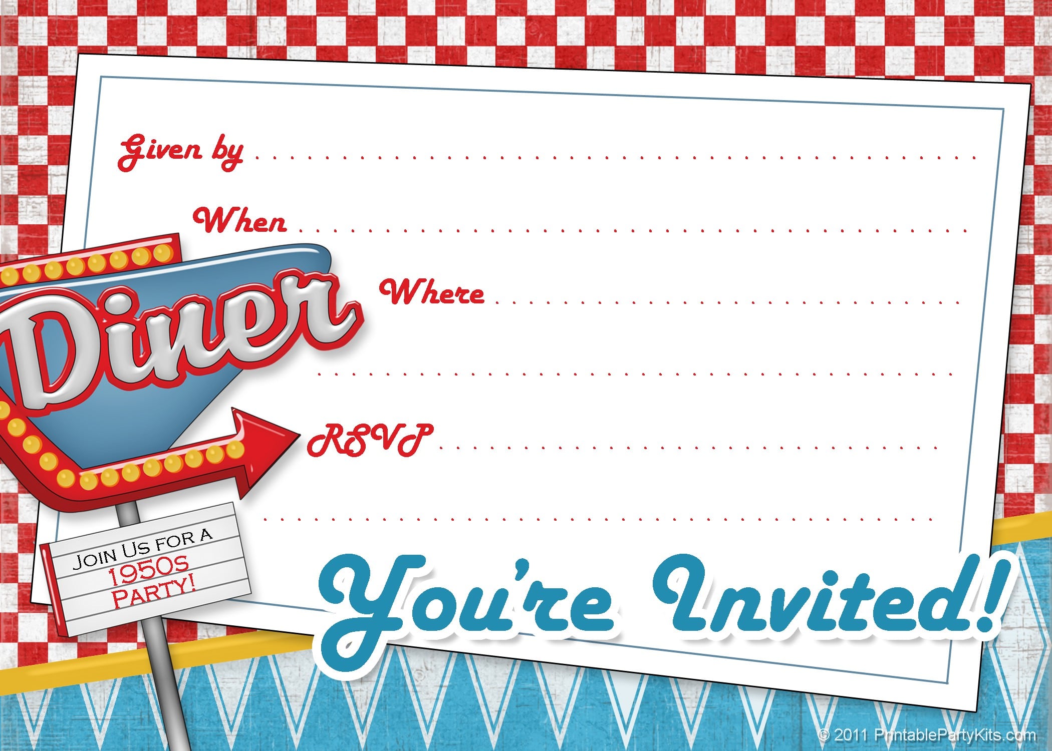 Free Vintage Invitations 2