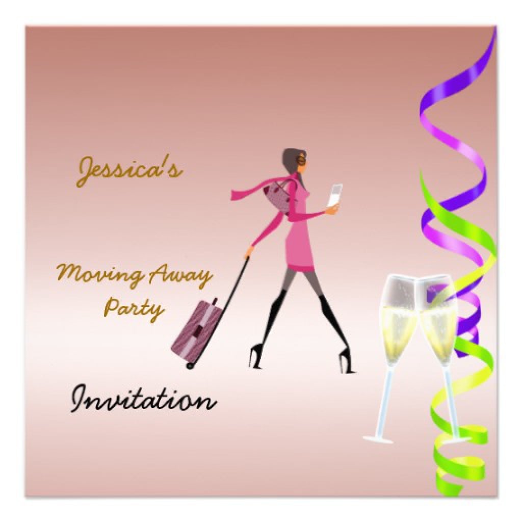 Going Away Party Invitations Free 3