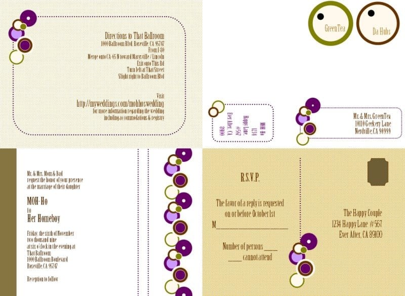 High Tea Invite Template Free