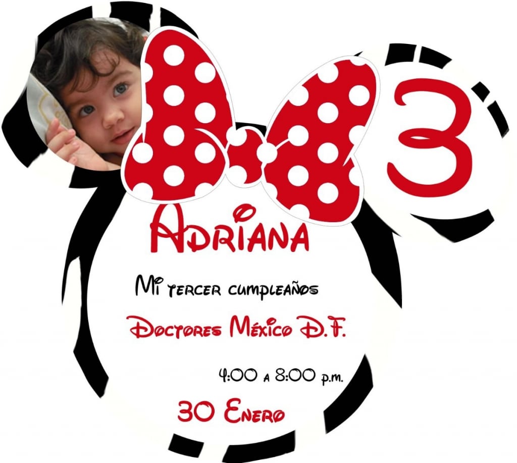 Invitaciones Mickey Mouse Pinterest
