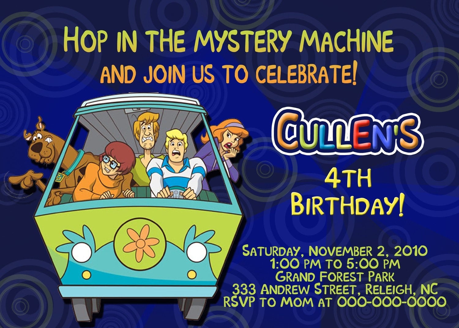 Scooby Doo Invitations Templates 5
