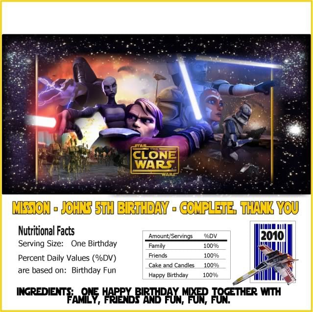 Lego Star Wars Invitations 2