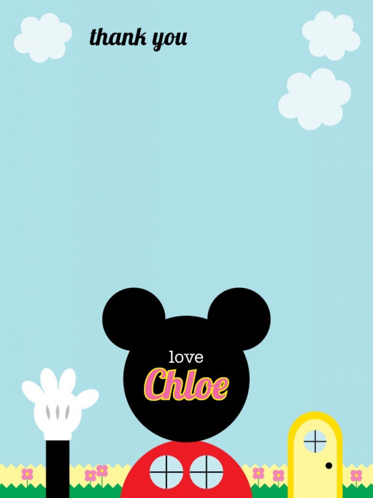 Mickey Mouse Clubhouse Invite