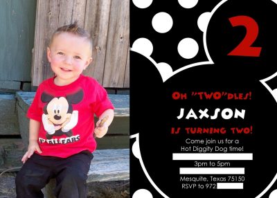 Mickey Mouse Clubhouse Printable Invitations Template
