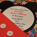Mickey Mouse Head Invitation Template