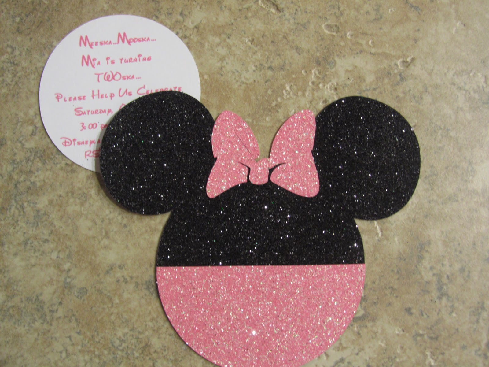 Minnie Mouse Birthday Invite Template