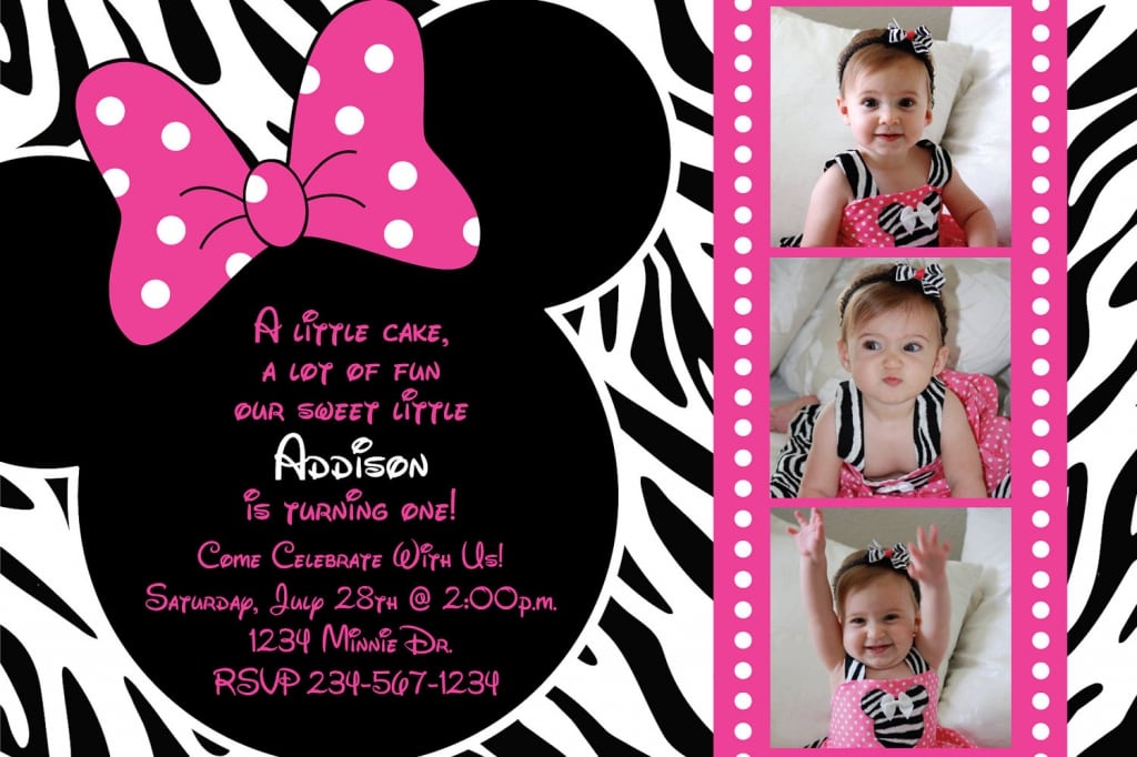 Minnie Mouse Free Email Invitations