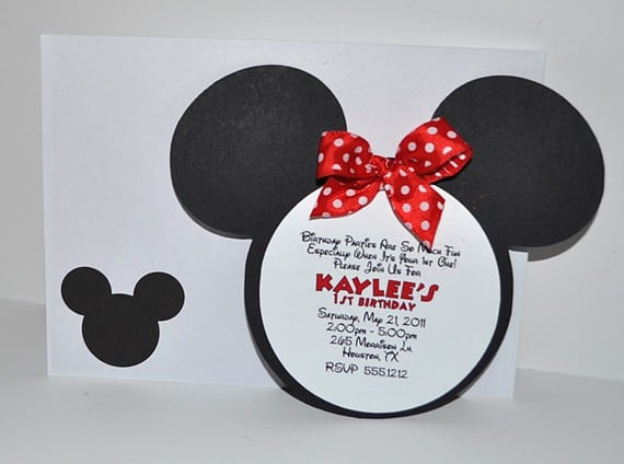 Minnie Mouse Template Invitations 4