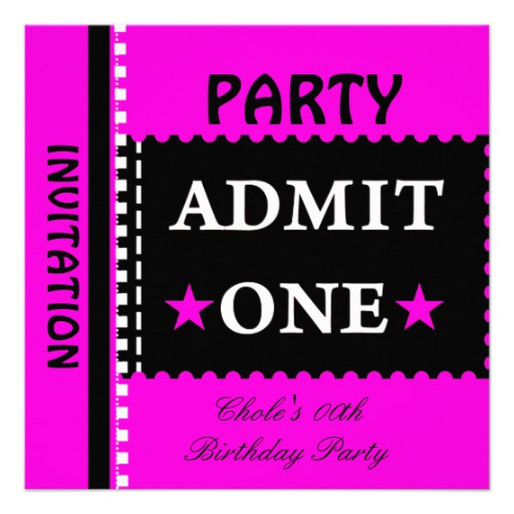 Party Invitations For Teenagers 2