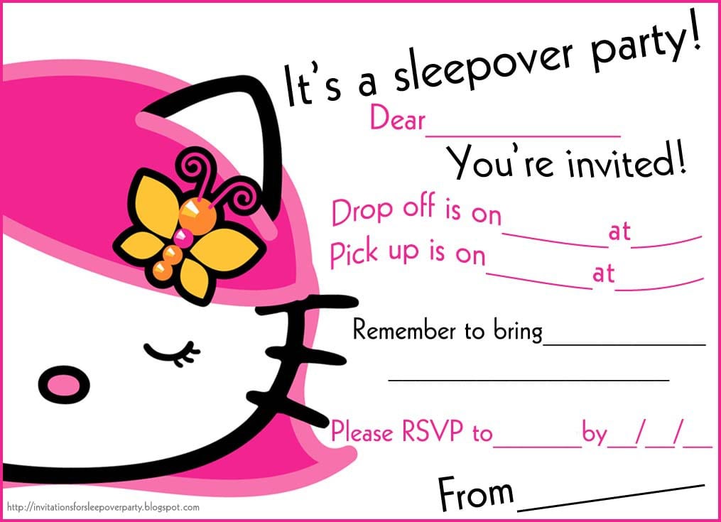 Party Invitations For Teenagers 3