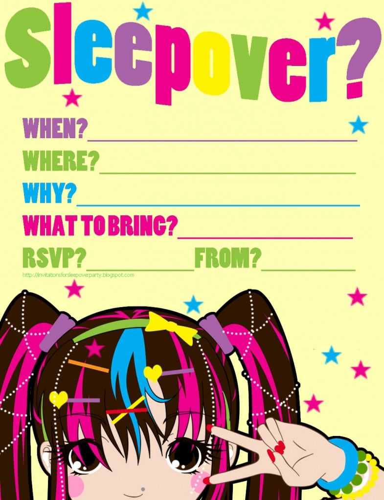 Party Invitations For Teenagers