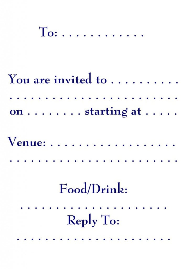 Printable Pool Party Brithday Invitation 5