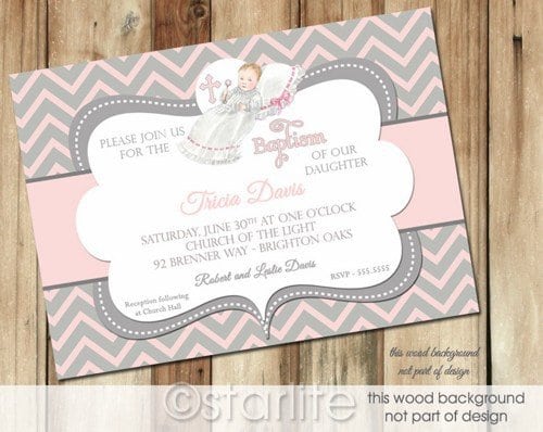 Sample Christening Invitations For Girls 3