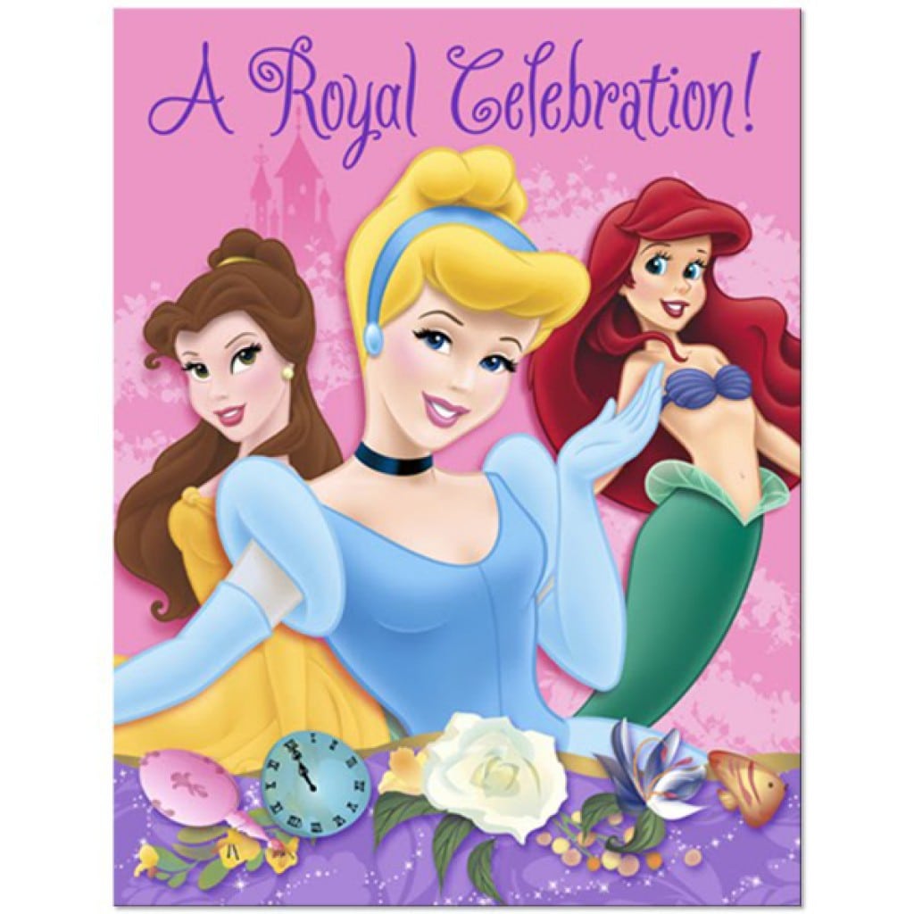 Sample Disney Princess Invitation 4
