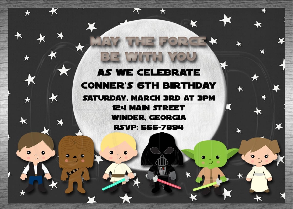 Star Wars Invitations Target
