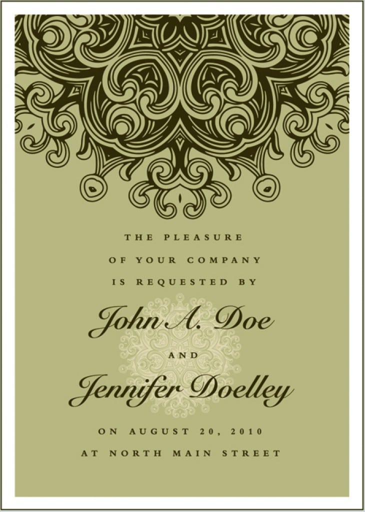 Vintage Bachelorette Invitation Templates Free Download 4